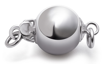 Spona in Ball - 14K White Gold