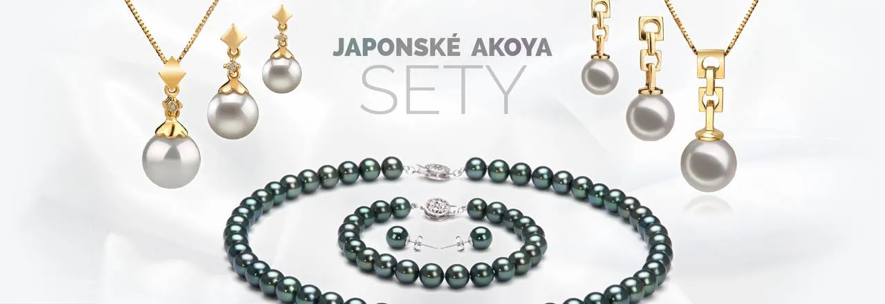 PearlsOnly Japonská sada Akoya